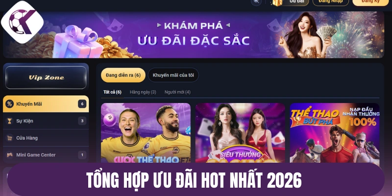 Tổng hợp ưu đãi hot nhất 2026 
